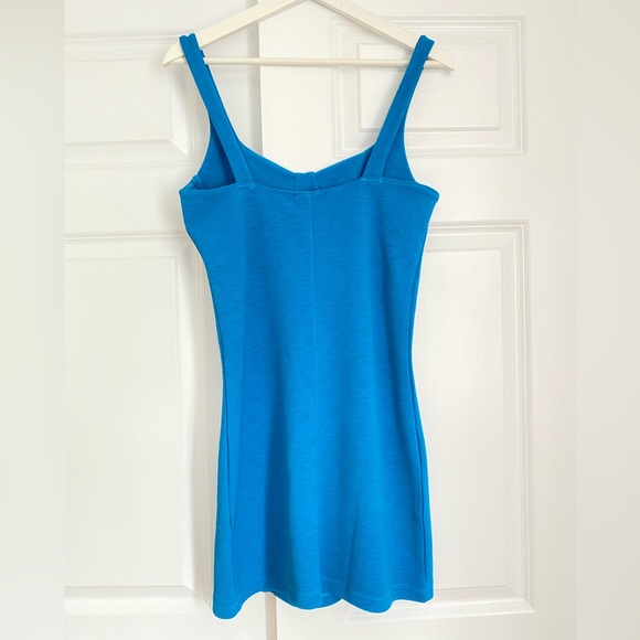 Zara Cerulean Blue Mini Dress - Picture 2 of 4